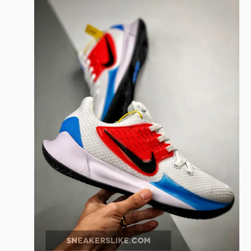 Nike Kyrie Low 2 White/Black-Blue Hero AV6337-100 / kyrie 2 blue hero