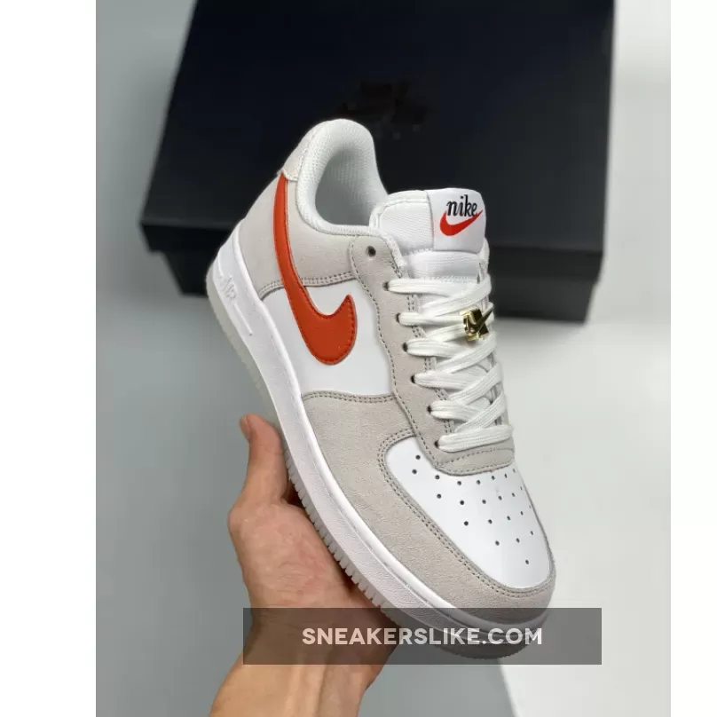 Nike Air Force 1 Low 'First Use' White/Sail/Orange air force 1 first use orange