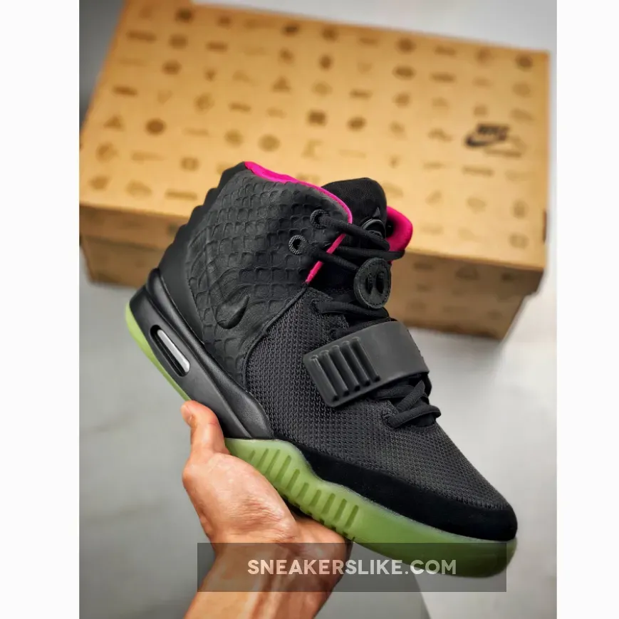 Nike Air Yeezy 2 NRG Black/Solar Red 508214-006 / nike yeezy nrg