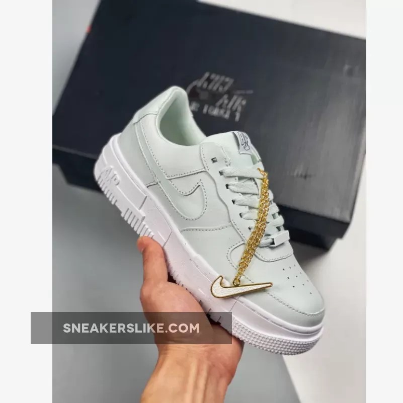 Nike Air Force 1 Pixel Ghost Aqua WMNS CK6649-400 / aqua air force 1