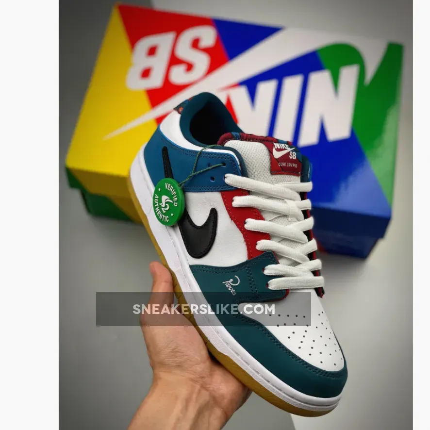 Parra x Nike SB Dunk Low Multi-Color #nike dunk multicolor