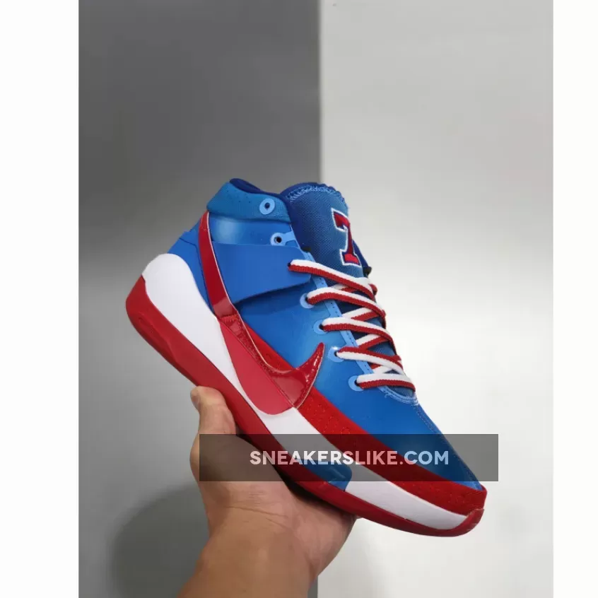 Nike KD 13 Blue Red kds red and blue