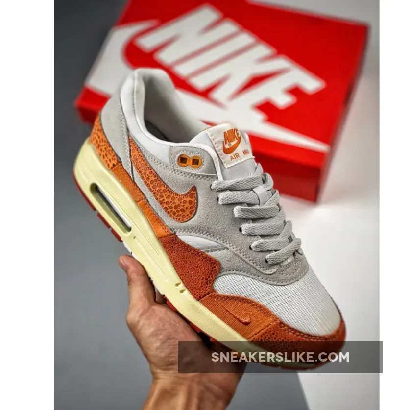 Nike Air Max 1 Master Light Bone/Magma Orange-Neutral Grey #neutral air max