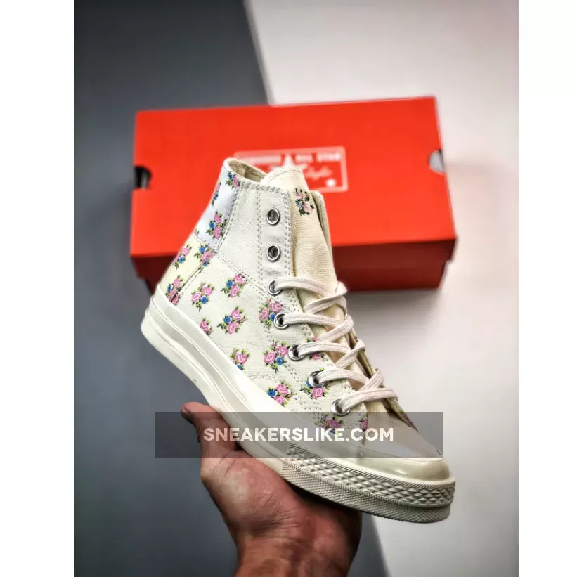 Converse Chuck 70 Patchwork Floral Egret/White/Soft Dune A05193C New Releases