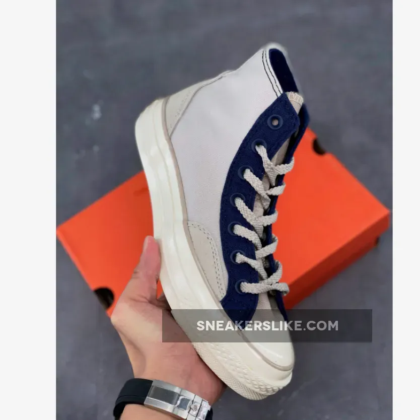 Converse Court Reimagined Chuck 70 Pale Putty/Midnight Navy/Egret