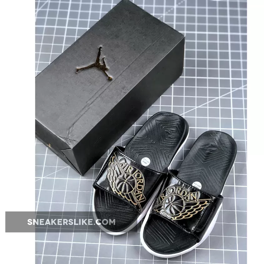 Air Jordan Hydro 7 Black Gold AA2517-021 For Sale