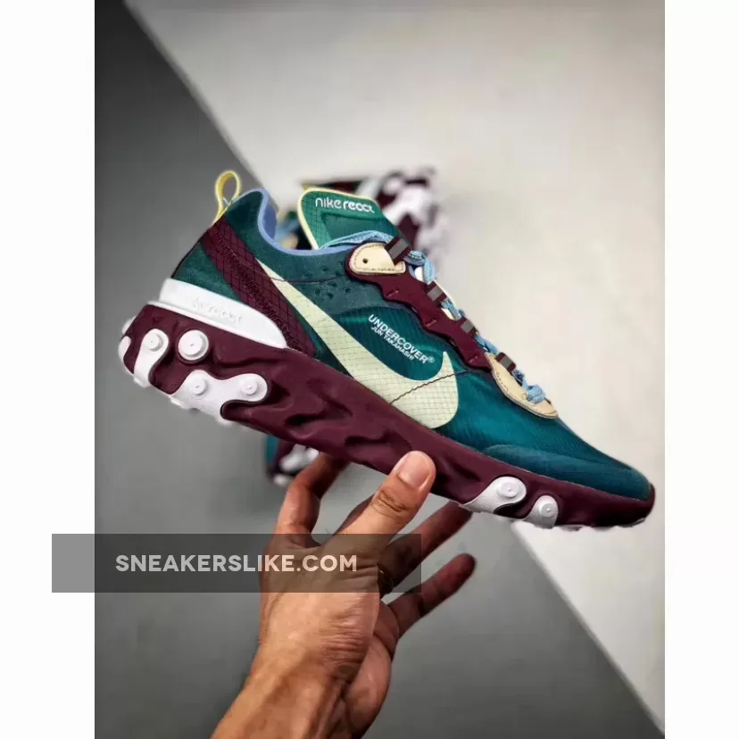 Undercover X Nike React Element 87 Blue/Gold/Blue AQ1813-341 Online