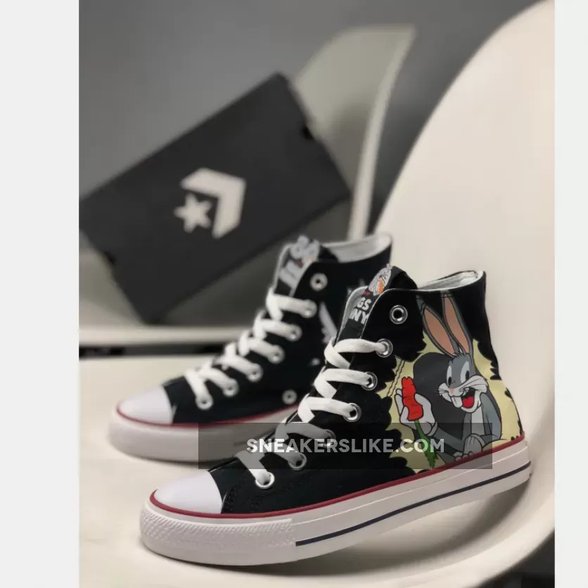Bugs Bunny x Converse Chuck Taylor All Star High Black #bugs bunny chuck taylors