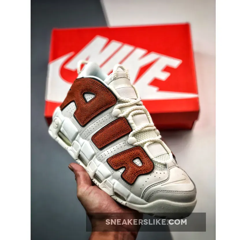 Nike Air More Uptempo 'Dark Russet' White Orange nike uptempo phantom