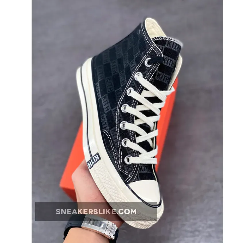 Kith x Converse Chuck 70 Hi 'Black Monogram' / converse kith