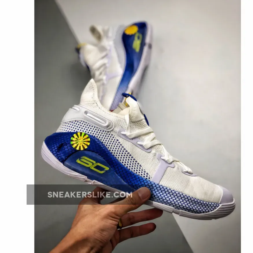 UA Curry 6 'Dub Nation' White/Royal Blue / curry 6 dub nation