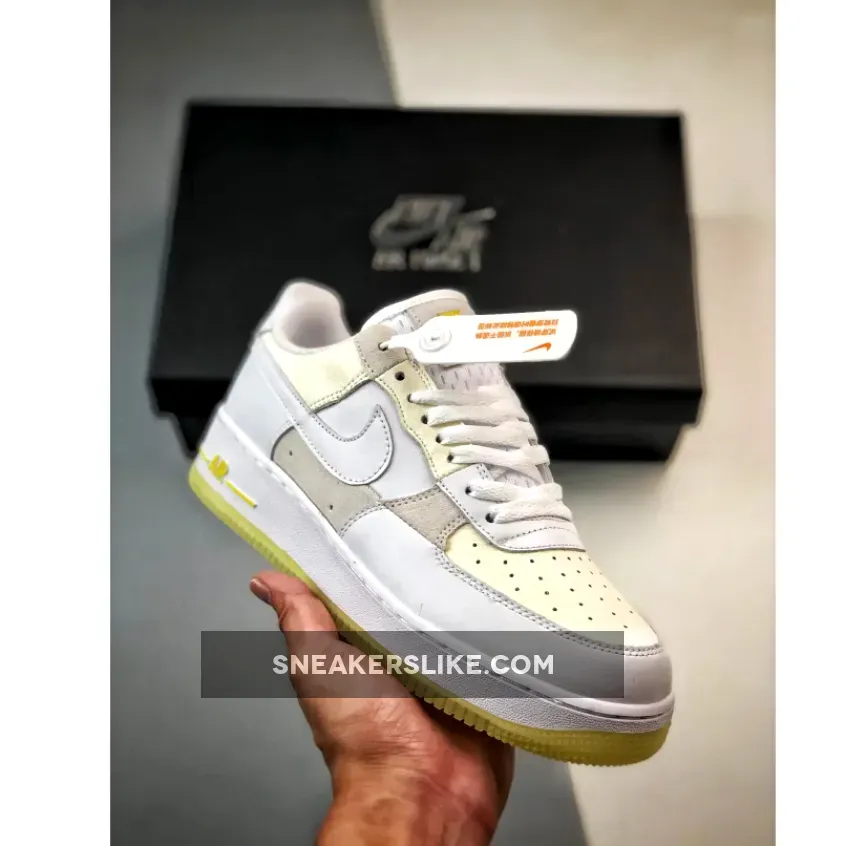 Online Nike Air Force 1 Low White Opti Yellow FQ0709-100