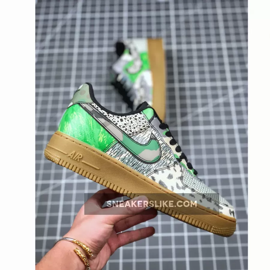 Nike Air Force 1 Low 'City Of Dreams' Green With Snakeskin Print CT8441-002 New Releases