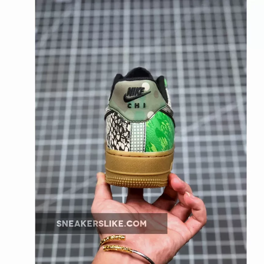 Nike Air Force 1 Low 'City Of Dreams' Green With Snakeskin Print CT8441-002 New Releases