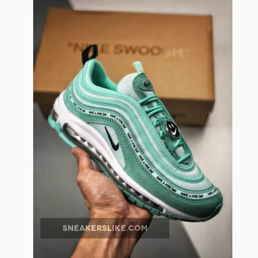 Nike Air Max 97 'Have A Nike Day' GS Teal 923288-300 - air max 97 tropical twist