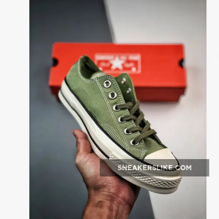 Online Converse Chuck 70 Low 'Jungle Cloth Alligator Green' A03438C