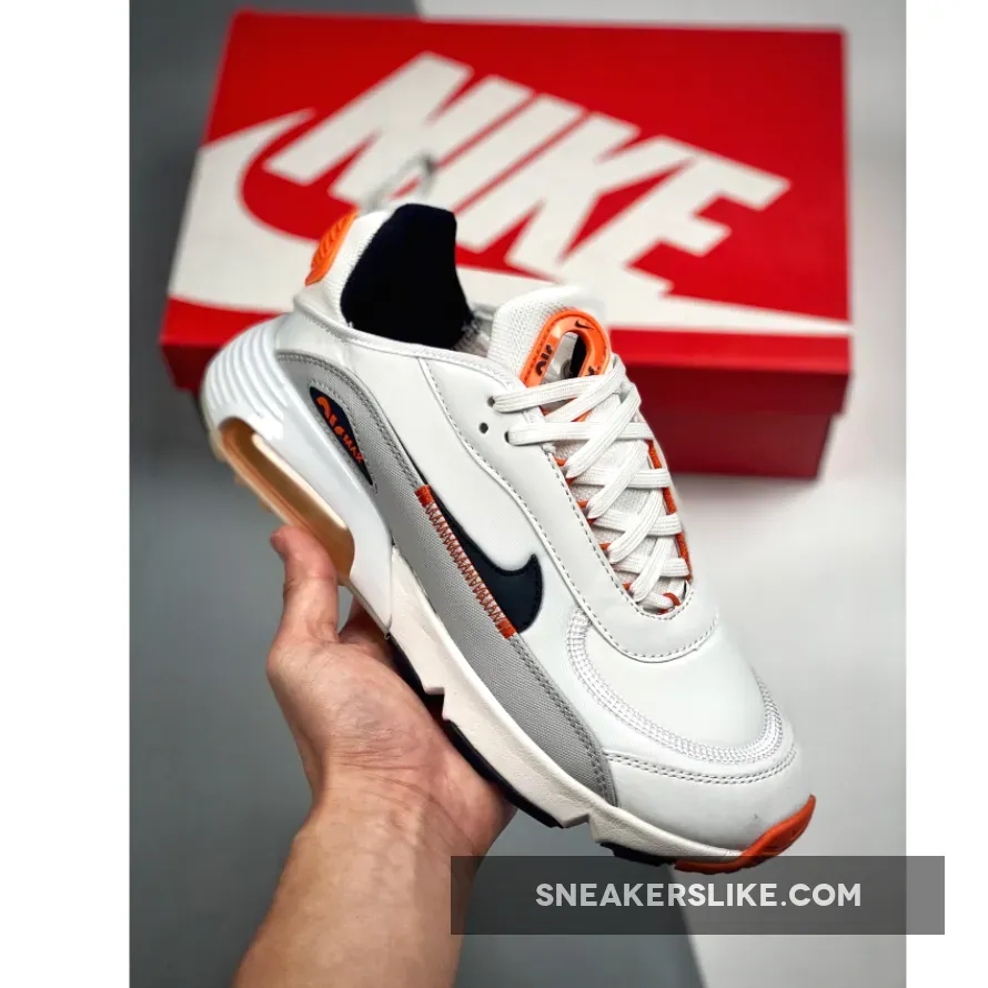 Nike Air Max 2090 White Grey Orange DH8309-100 For Sale
