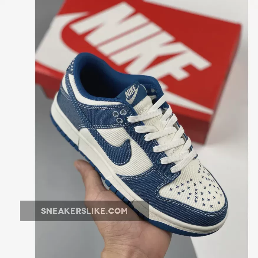 Nike Dunk Low Industrial Blue DV0834-101 dunk low sashiko industrial blue