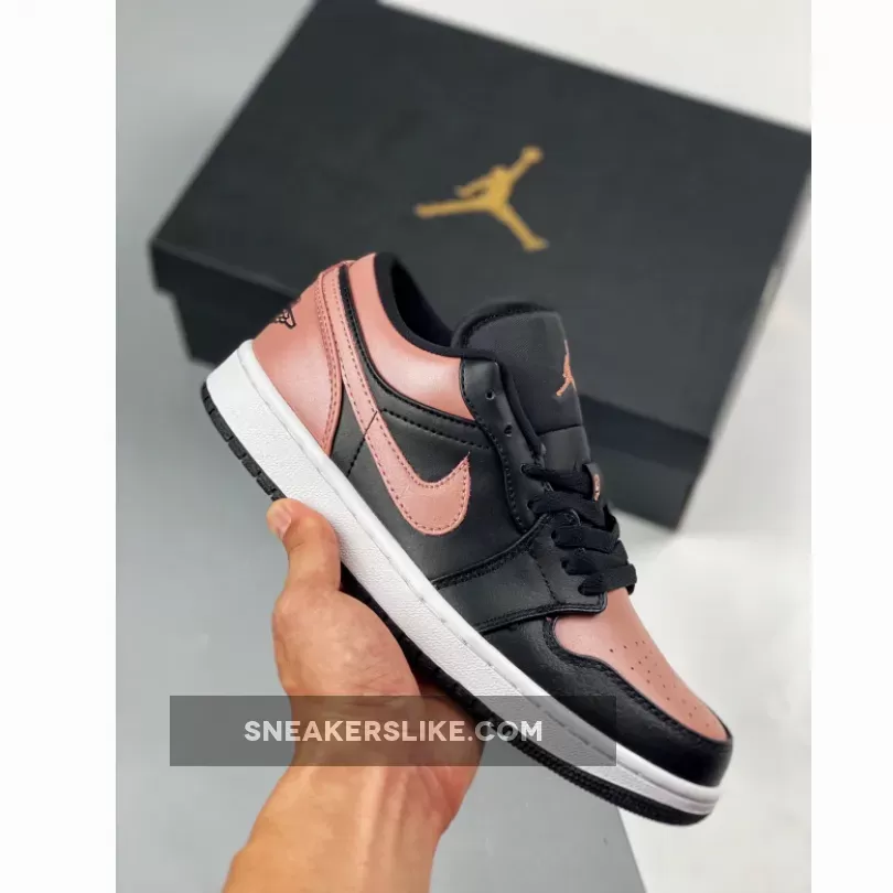 Air Jordan 1 Low Black/Crimson Tint/Hyper Pink/White air jordan 1 low crimson tint