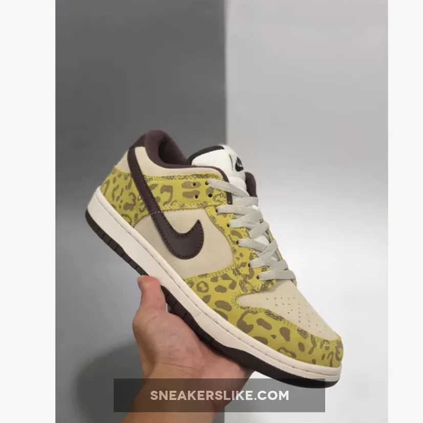Nike Dunk Low PRM 'Animal' Beach/Baroque Brown New Releases