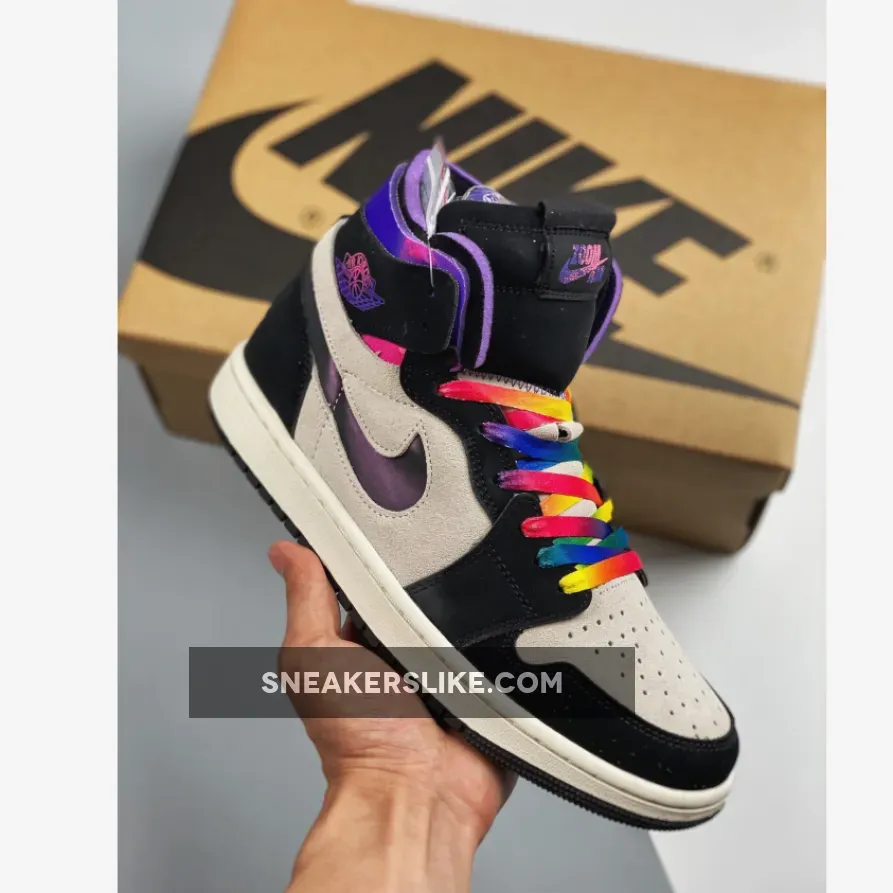 Paris Saint-germain X Air Jordan 1 High Zoom Comfort Paris White/Black/Psychic Purple/Hyper Pink AJ1 db3610-105