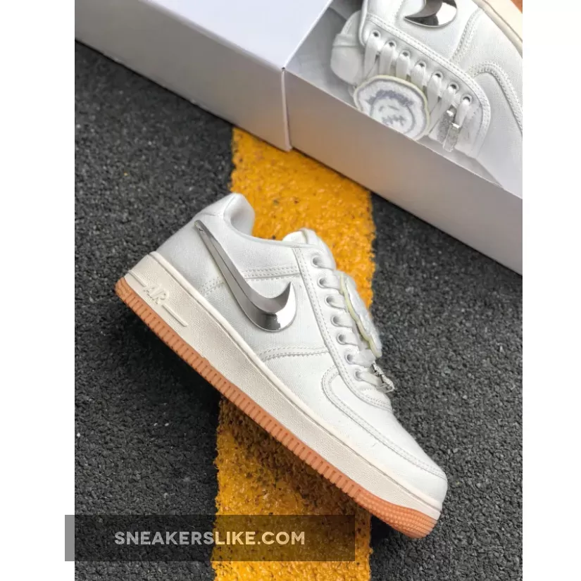 Travis Scott x Nike Air Force 1 Low Sail AQ4211-101 / af1 travis scott