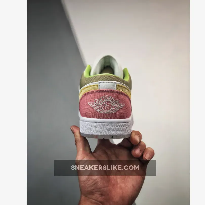 Air Jordan 1 Low White/Vivid Green DJ0341-100 / jordan recycled