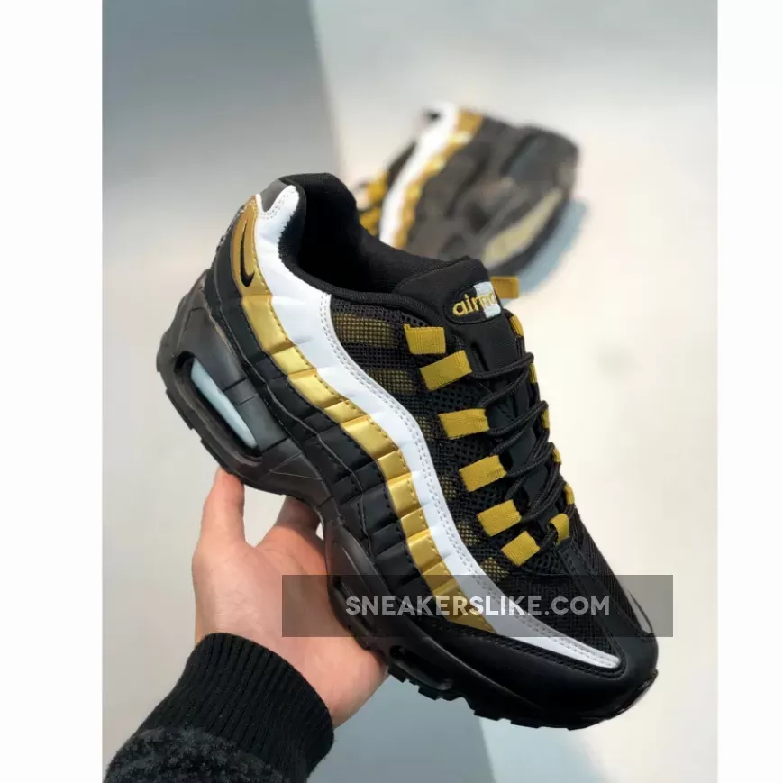 Nike Air Max 95 Black Metallic Gold air max gold 95