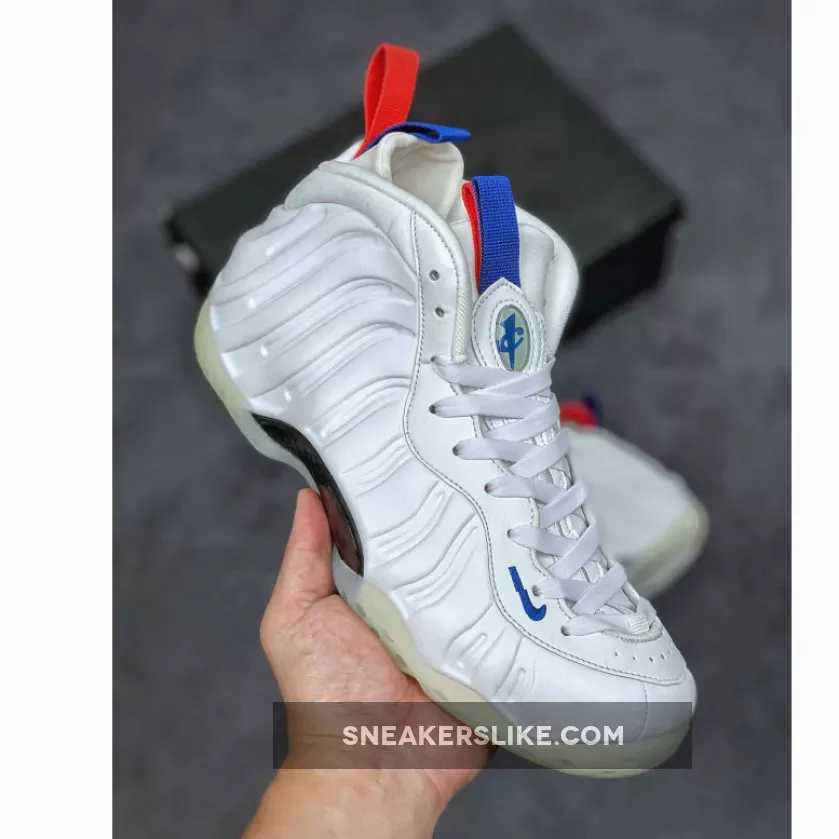 Nike Air Foamposite One 'USA' White/Game Royal-Habanero Red AA3963-102 Restock