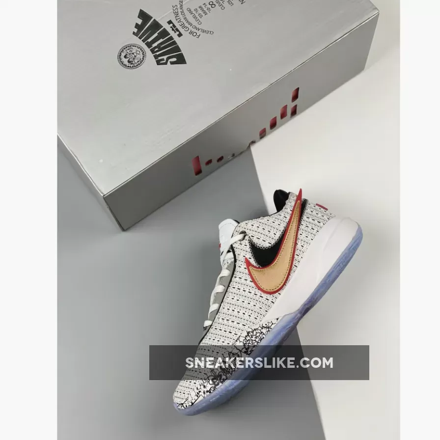 Nike LeBron 20 White Metallic Gold DJ5423-100