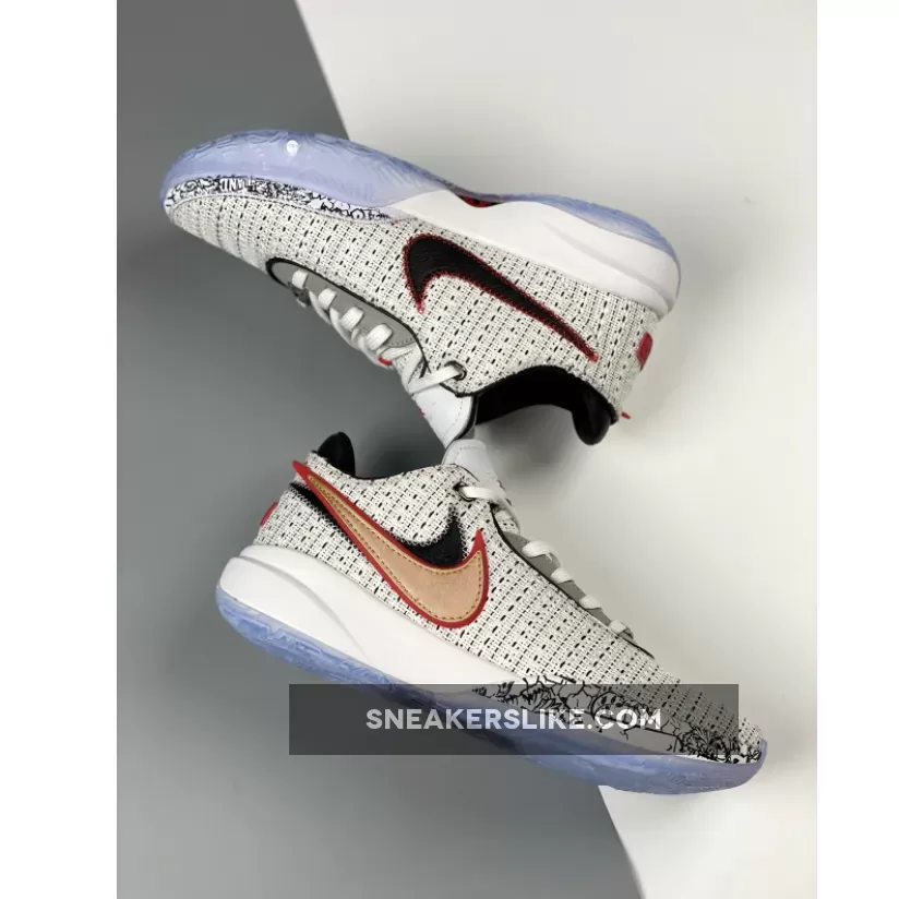 Nike LeBron 20 White Metallic Gold DJ5423-100