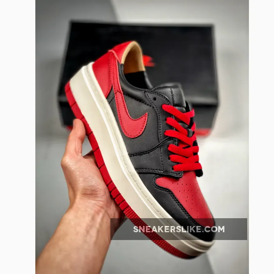 Air Jordan 1 LV8D 'Bred' Black/Varsity Red-White DQ1823-006 / air jordan 1 elevate low black