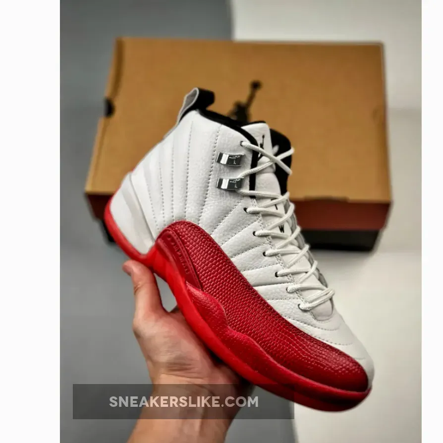 Jordan Cherry 12s Air Jordan 12 'Cherry 2023' White/Black-Red CT8013-116