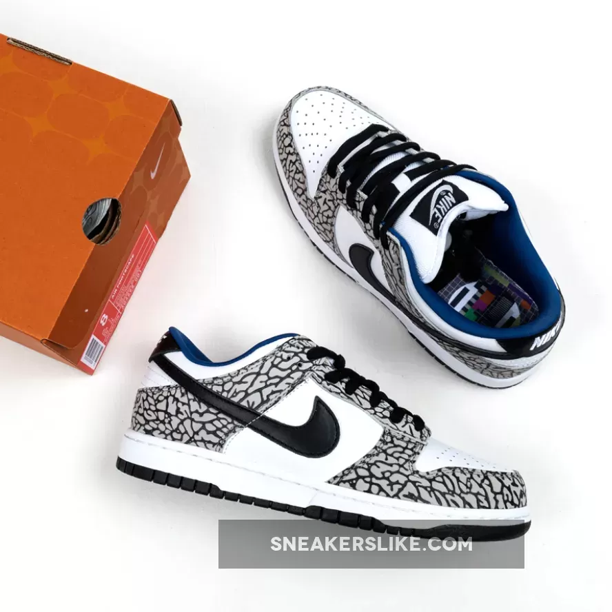 Supreme X Nike SB Dunk Low 'White Cement' 304292-001 Online