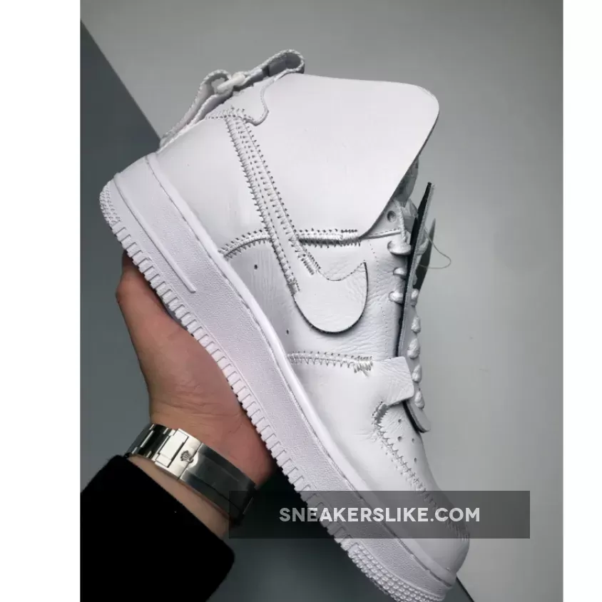 PSNY x Nike Air Force 1 High White/White/Black #nike psny shoes