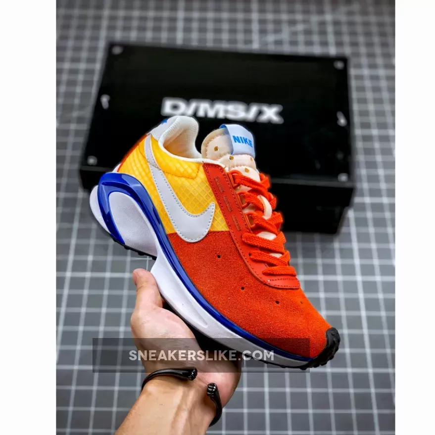 Nike D/MS/X Waffle Orange Yellow Blue For Sale