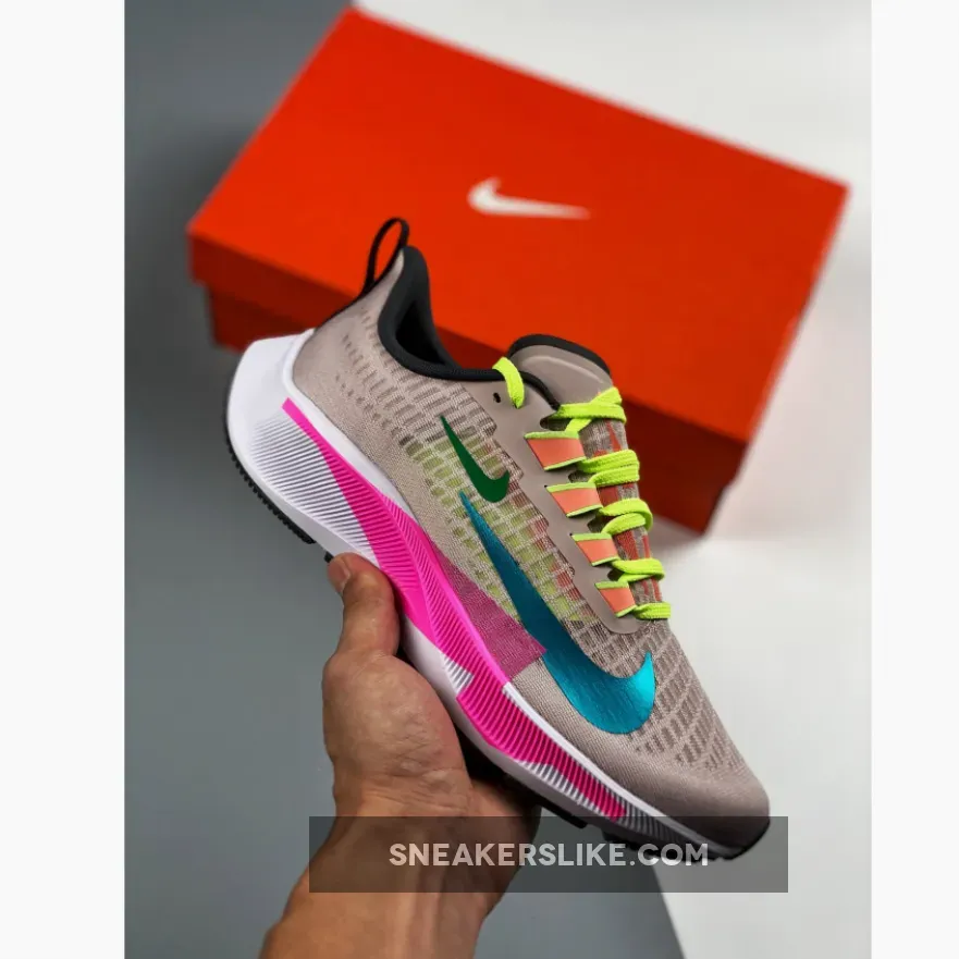 Nike Air Zoom Pegasus 37 Premium Barely Rose/Pink Blast #nike air zoom pegasus 37 pink