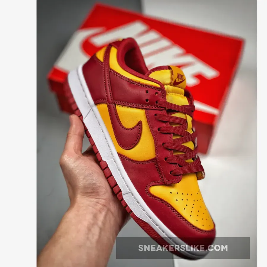 Nike Dunk Low Midas Gold/Tough Red/White DD1391-701 midas gold dunk lows