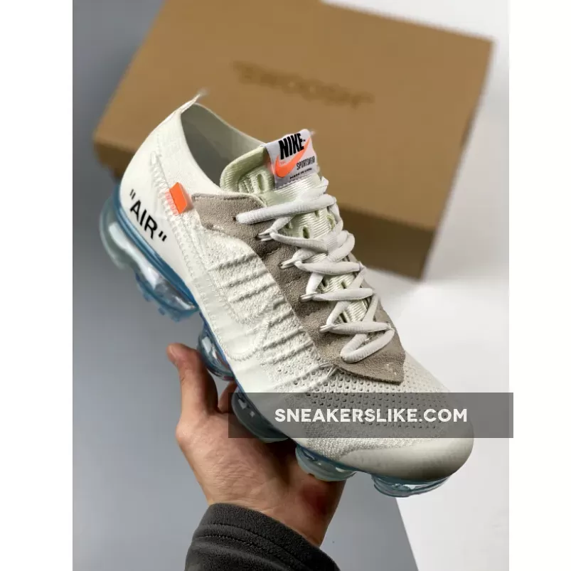 Nike Off-white X Air Vapormax 'Part 2' BLACK-TOTAL ORANGE - nike air vapormax offwhite