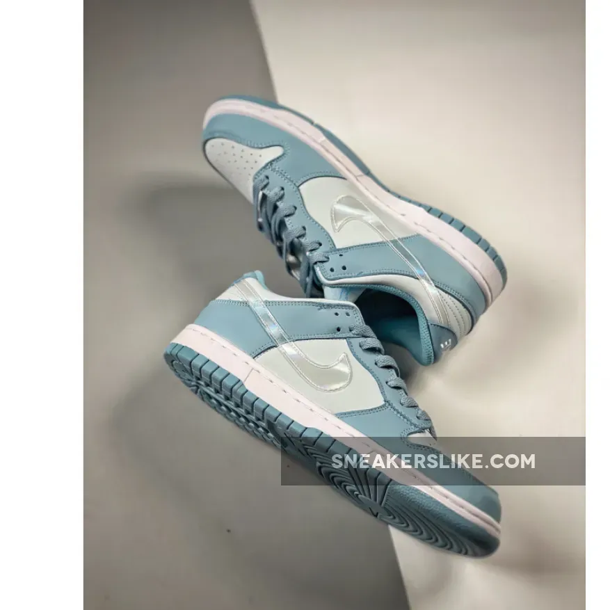 Nike Dunk Blue Clear / Nike Dunk Low GS TPU Swoosh Blue