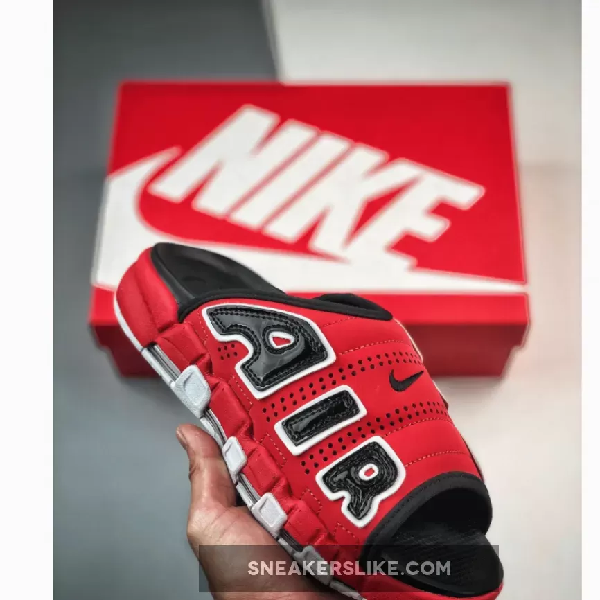 Nike Air More Uptempo Slide 'Red/Black' FJ6305-600 Online