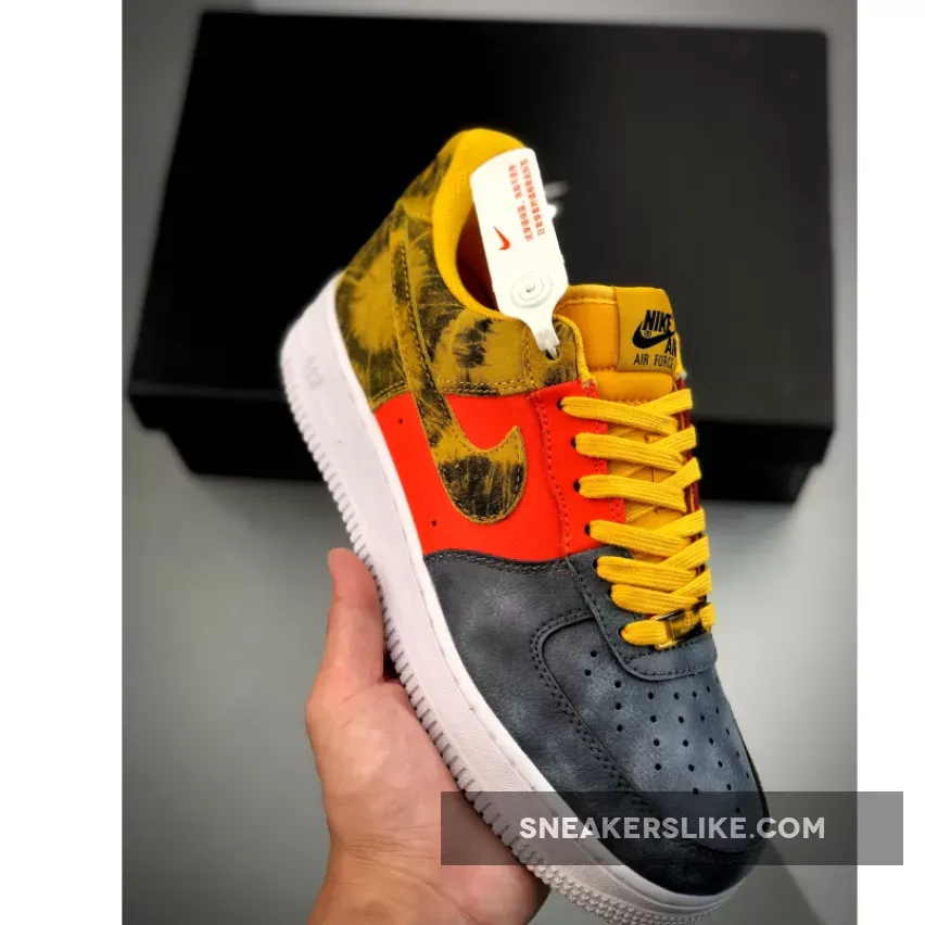 Nike Air Force 1 Low Dark Sulfur/Team Orange / air force 1 dark sulfur