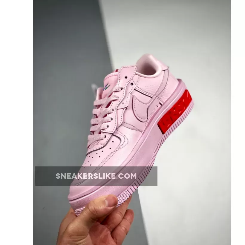 Nike Air Force 1 Fontanka Pink For Womens DA7024-600 / air force red and pink