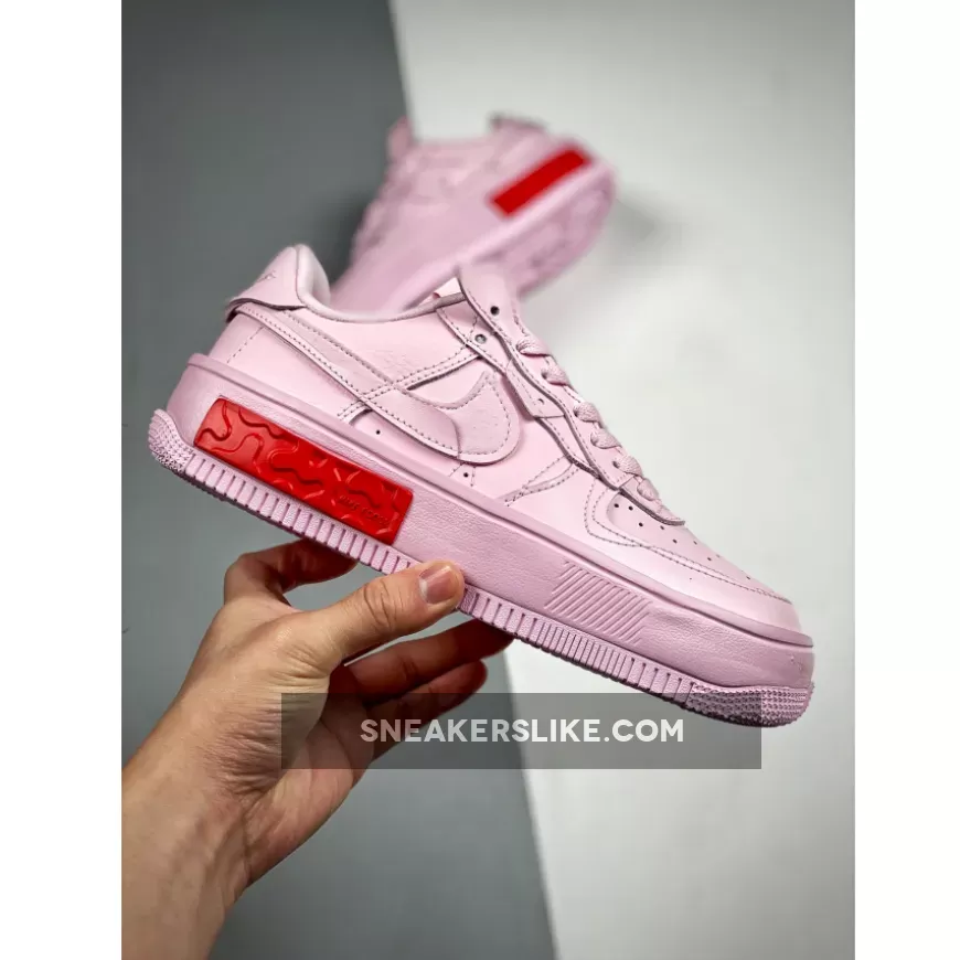 Nike Air Force 1 Fontanka Pink For Womens DA7024-600 / air force red and pink