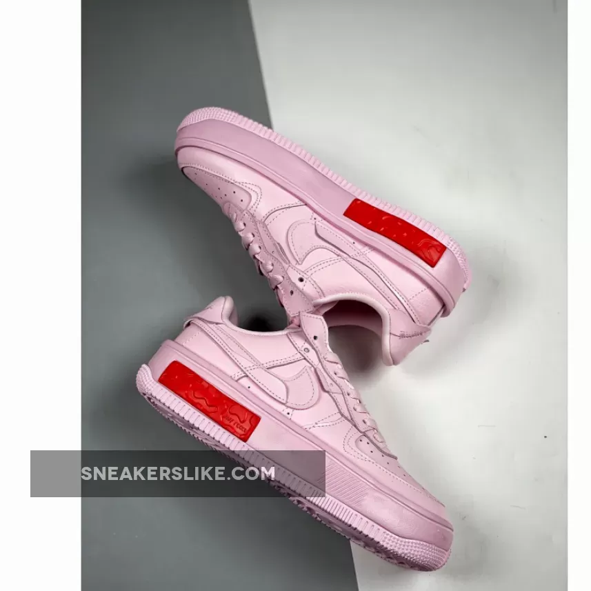Nike Air Force 1 Fontanka Pink For Womens DA7024-600 / air force red and pink