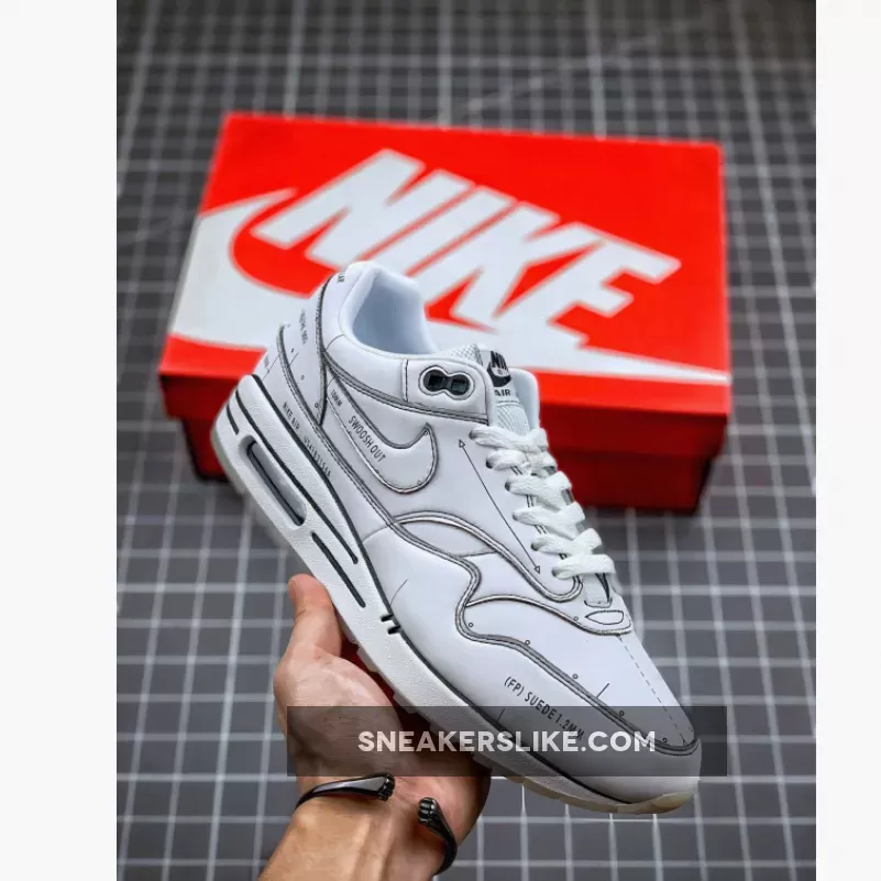 Nike Air Max 1 'Sketch To Shelf' White/Black CJ4286-100 Outlet