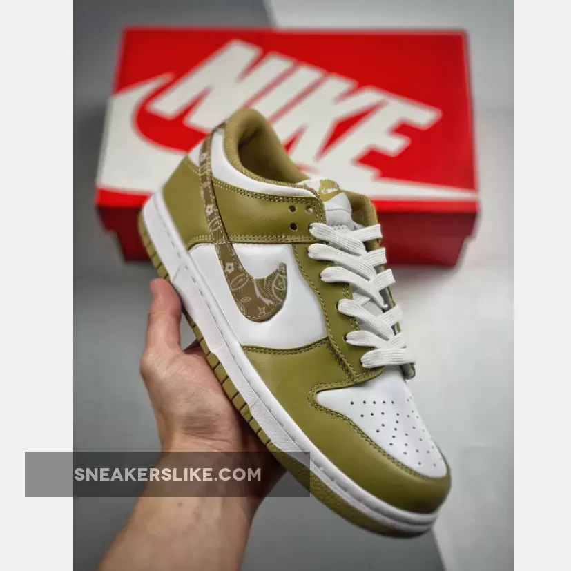 Nike Dunk Low 'Barley Paisley' White/Barley DH4401-104 Barley Green Dunk