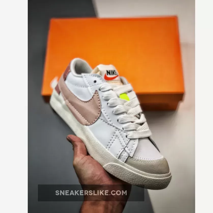 Women Nike Blazer Low Jumbo White Pink DQ1470-102 Online