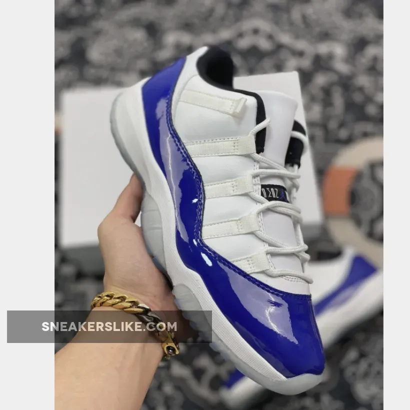 Air Jordan 11 Low White/Black-Concord AH7860–100 To Buy