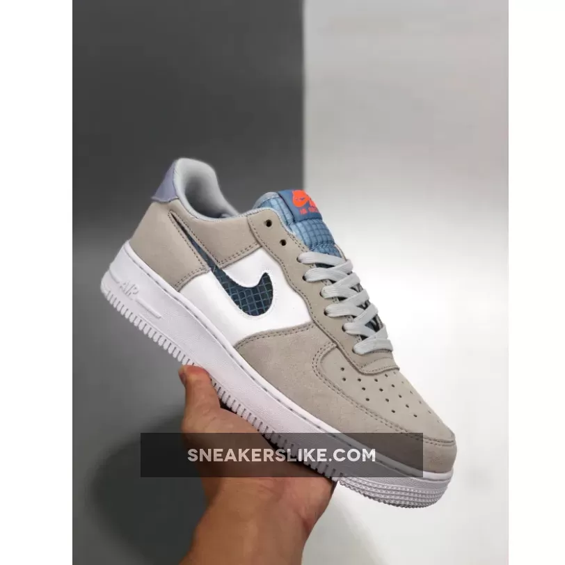 Nike Air Force 1 Low Pure Platinum/Indigo Fog-White-Hyper Crimson CK4383-001 Restock